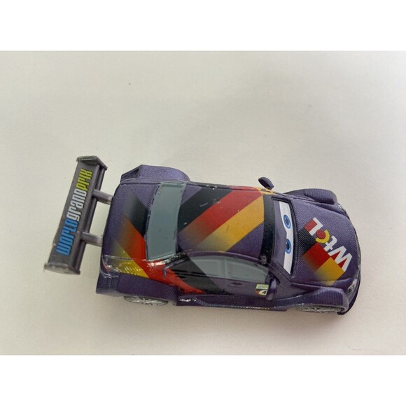 Disney Pixar Cars Max Schnell World Grand Prix Race Car Toy Vehicle Mattel - Picture 5 of 9